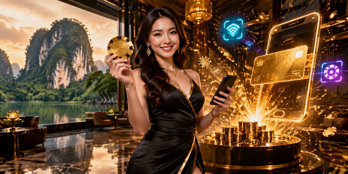 Antara muka platform kasino dalam talian sl2 pada skrin mudah alih di Ipoh