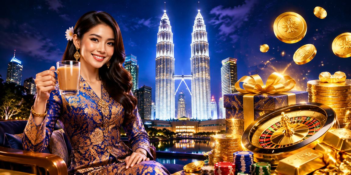 Antara muka permainan slot sl2 pada peranti mudah alih dengan reka bentuk batik Malaysia